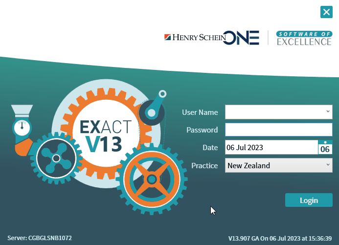 Adding/removing a default user login EXACT Help Centre