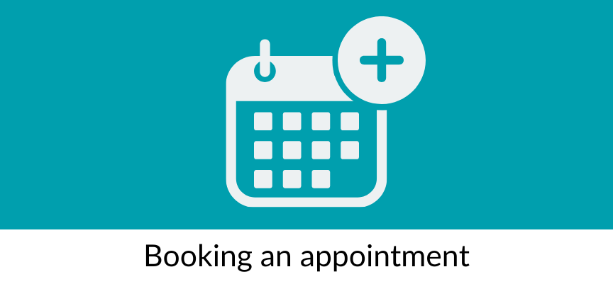 welcome reception - booking an appointment button.png