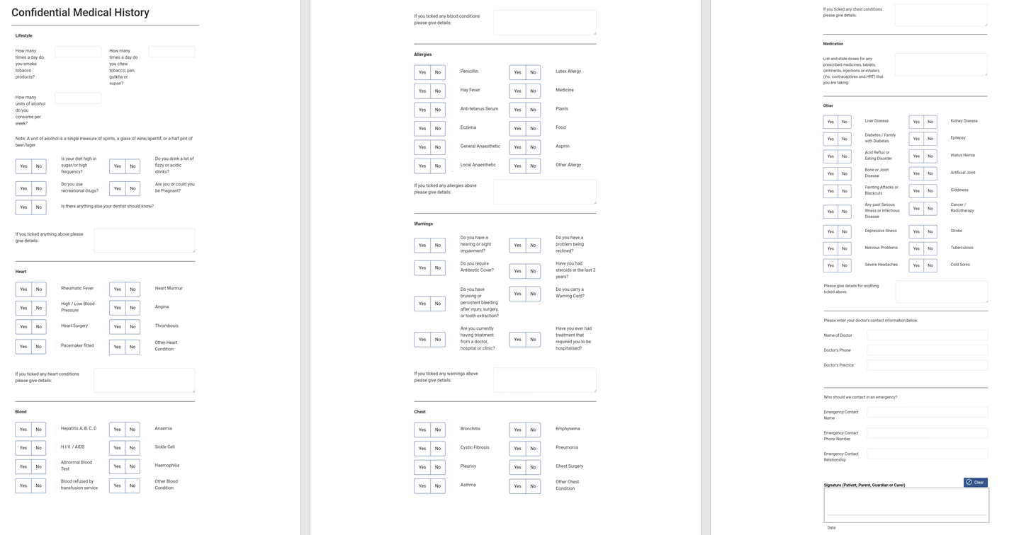 EXACT Medical History printable letter templates – EXACT Help Centre